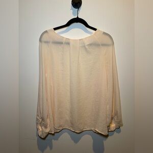 Zarina Cream Silk Women's Blouse